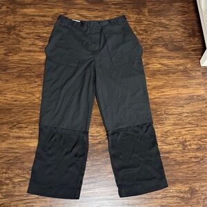 Zara Black Wide-Leg Trousers